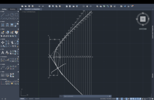 Draw Hyperbola using AutoCAD – General / Eccentricity Method – Engineering Graphics